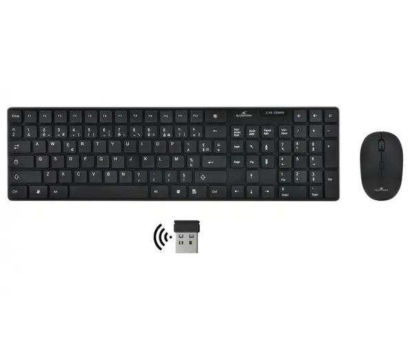 COMBO SANS FIL WIRELESS CLAVIER MOUSE OFFICE K-06 BLACK